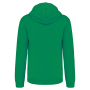 Herensweater met rits en capuchon in contrasterende kleur Light Kelly Green / White S