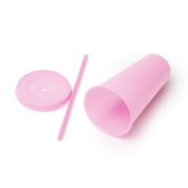 BAKY herbruikbare beker van 710 ml - lichtroze