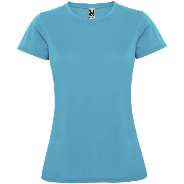Montecarlo short sleeve women's sports t-shirt - Turquois - 2XL
