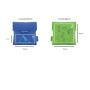 Lunchverpakking Roll’Eat - blauw - DP3220