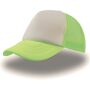 RAPPER CAP, FLUO YELLOW/WHITE, One size, ATLANTIS HEADWEAR