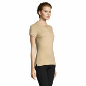 PEOPLE - PEOPLE dames polo 210g - XL - Sand