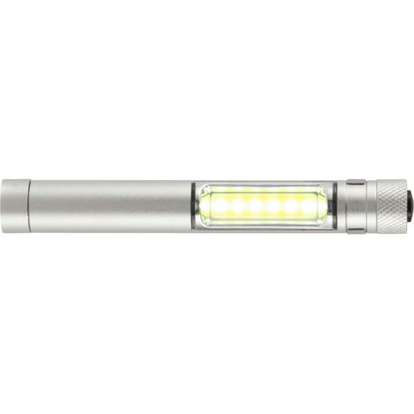 Zaklamp Beth | Aluminium | COB | 50 lumen - zilver Zaklamp Beth | Aluminium | COB | 50 lumen - zilver