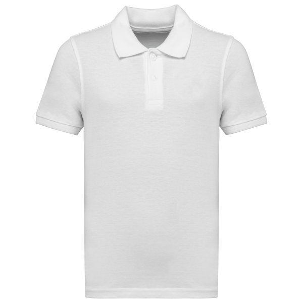Umweltfreundliches Polohemd aus Pikeetrikot für Kinder White 4/6 Jahre Umweltfreundliches Polohemd aus Pikeetrikot für Kinder White 4/6 Jahre