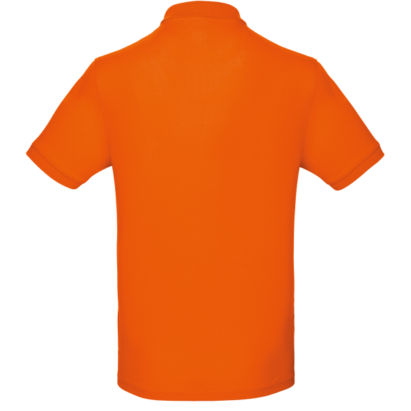 Men's organic polo shirt Orange S Men's organic polo shirt Orange S