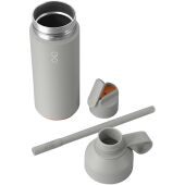 Ocean Bottle GO 500 ml vacuüm geïsoleerde waterfles - Rock Grey