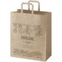 Kraft papieren tas 80–90 g/m² met platte handvatten – 32 x 17 x 39 cm - Kraftbruin Kraft papieren tas 80–90 g/m² met platte handvatten – 32 x 17 x 39 cm - Kraftbruin