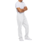 Uniseks Broek met trekkoordje standard taille White XXS