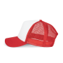 Trucker - Pet 5 panelen White / Red One Size