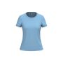 Dames-T-shirt met antibacteriële behandeling sky blue 3XL Dames-T-shirt met antibacteriële behandeling sky blue 3XL