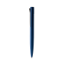 BROOK Balpen recycled ABS en aluminium met push clip - donkerblauw