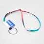 Ronde polyester sublimatie lanyard met full color label