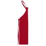 Apron with Bib red one size