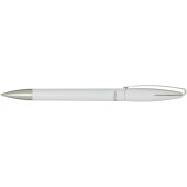 Ana balpen van gerecycled plastic (blauwe inkt) - Wit