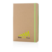 A5 kraft notitieboek, groen