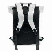 BAI ROLL - Laptop Rolltop rugzak PU - Wit