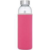 Bodhi 500 ml glazen drinkfles - Roze