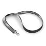 Polyester keycord met reflecterende overlay Polyester keycord met reflecterende overlay