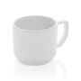 Keramische moderne mok 350 ml, wit, wit