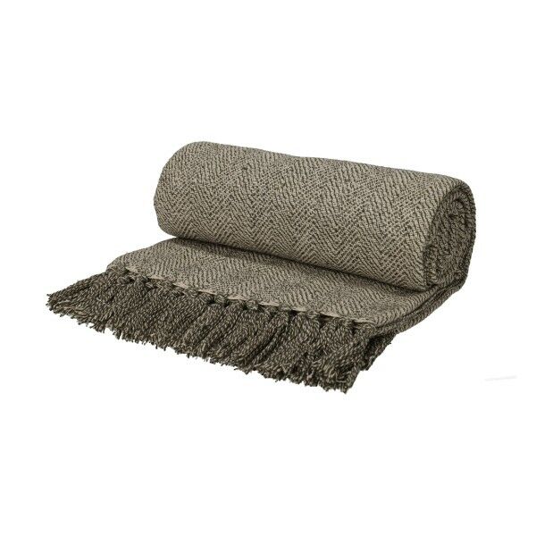 JENS Living Recycled Cotton Plaid Noor