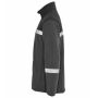 7300 FULL ZIP FLEECE PGL Grey/Black XS