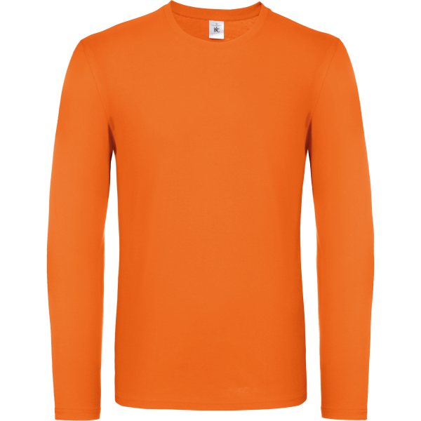#E150 Men's T-shirt long sleeve Orange 3XL #E150 Men's T-shirt long sleeve Orange 3XL