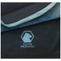 Lara sublimatie multi-scarf met fleecelaag en zomen - Grafiet