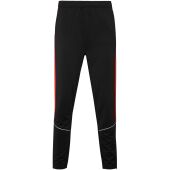 Evans 225 g/m² unisex trainingspak - Zwart/Rood - 2XL Evans 225 g/m² unisex trainingspak - Zwart/Rood - 2XL