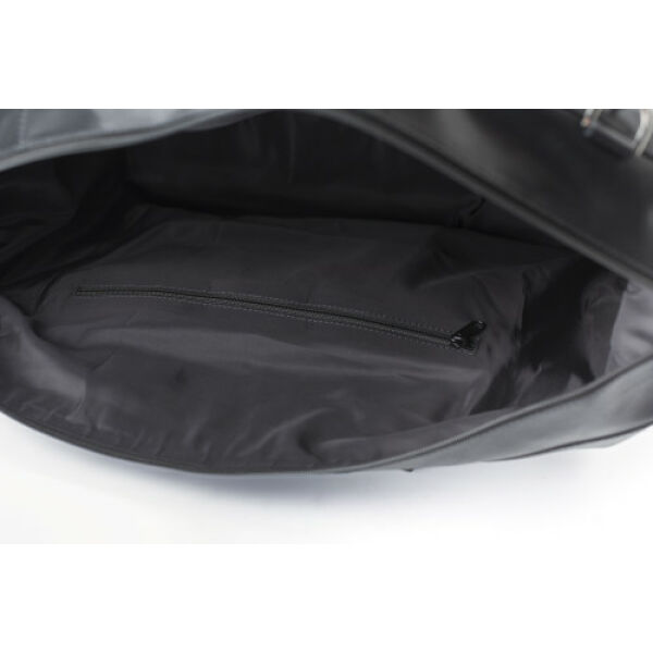 Leather sports bag Noah black