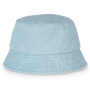 Ecologische verwassen uniseks bob Washed Aquamarine L/XL