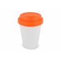 RPP Koffiebeker Wit 250ml - Wit / Oranje RPP Koffiebeker Wit 250ml - Wit / Oranje