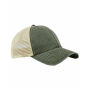 6 Panel Vintage Trucker vintage olive/stone one size