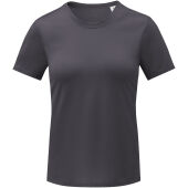 Kratos cool fit dames T-shirt met korte mouwen - Stormgrijs - S