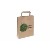 Papieren draagtas 70g/m² 28x10x22cm - Bruin