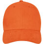 Davis 6 panel cap - Oranje