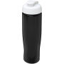 H2O Active® Tempo 700 ml sportfles met flipcapdeksel - Zwart/Wit