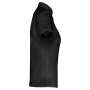 Damespilootoverhemd korte mouwen Black XL