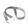 Polyester Pantone-gematchte zeefdruk keycord met 2 clips