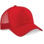 HALF MESH TRUCKER, CLASSIC RED/CLASSIC RED, One size, BEECHFIELD