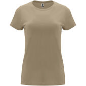Capri damesshirt met korte mouwen - Zand - S