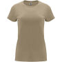 Capri damesshirt met korte mouwen - Zand - 3XL