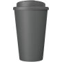 Americano® Eco 350 ml gerecyclede beker met spill-proof deksel - Grijs