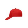 5 Panel Promo Cap Laminated signal red one size