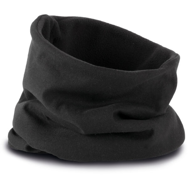 Fleece gevoerde nekwarmer Black One Size Fleece gevoerde nekwarmer Black One Size