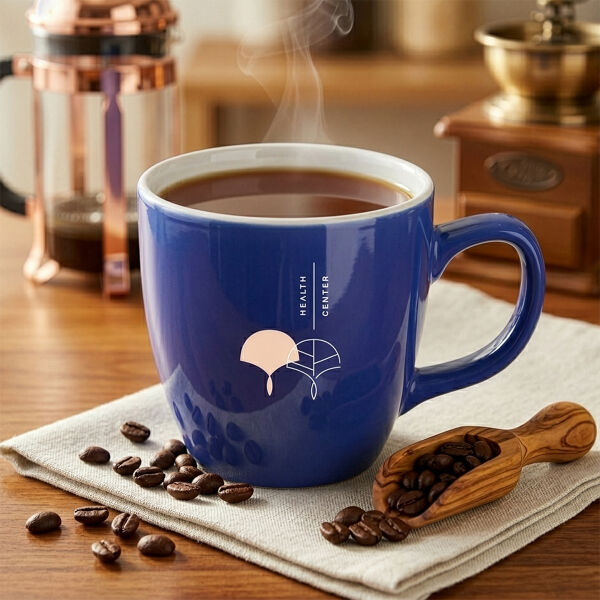 Beker Americano Small Duo 250ml reflexblauw/wit Beker Americano Small Duo 250ml reflexblauw/wit