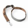 Zeefdruk lanyard van kurk en polyester Zeefdruk lanyard van kurk en polyester