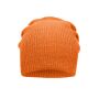 Knitted Long Beanie orange