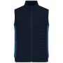Men's Padded Hybrid Vest navy/royal melange XS