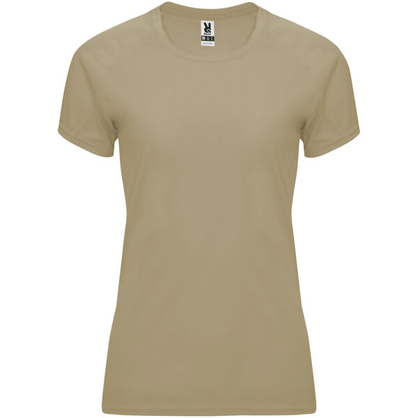 Bahrain short sleeve women's sports t-shirt - Dark Sand - 2XL