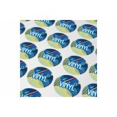 Vinyl Sticker Rond Ø 10 mm - Wit